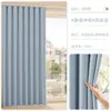 Cortinas de quarto blackout total estilo novo 2026 luxo leve toque de alta qualidade cor chá de leite sala de estar sem perfuração quarto de aluguel cortinas blackout