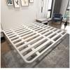 Cama Suspensa Simples de Celebridade da Internet 1,5 m 1,8 m Estilo Italiano Luxo Leve Estrutura de Cama Sem Cabeceira Cama de Ferro Dupla Estrutura de Cama de Ferro para Apartamento