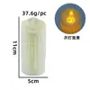 Luz de Vela Electrónica LED con Llama Inclinada y Cabeza de Bala Oscilante, Luz Ambiental Simulada sin Humo para Decoración de Bodas y Cumpleaños