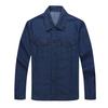 Ropa de Trabajo de Verano Traje para Hombre Delgado de Manga Larga Denim Resistente al Desgaste Anti-Quemaduras Soldadura Reparación de Automóviles Ropa de Protección Laboral Manga Corta Estampada Bordada