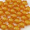 12/16/20mm Contas Estrela de Acrílico Contas Espaçadoras com Furo Central Fazer Joias DIY Pulseira Colar Chaveiro