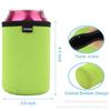 Fabricante en stock impresión de material de buceo 330ml Cubierta para taza de cola puede cerveza bebida termo cubierta de taza color sólido