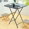 Mesa plegable para comedor, sencilla, para uso doméstico, para alquiler en dormitorios, mesa rectangular, mesa de escritura, mesa pequeña portátil.