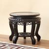 Soporte para Flores de Secuoya para Interior Sala de Estar de Pie Mesa Florero de Madera Maciza Maceta Base para Acuario Orquídea Colgante Base de Rábano Verde