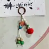 Llavero con forma de conejo personalizado, colgante para bolso, calabaza natural exquisita, hecho a mano, regalo para novias, venta al por mayor
