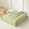 Colcha de Verão 100% Algodão Lavável, Colcha para Ar Condicionado, Colcha Refrescante de Verão, Colcha de Verão 100% Algodão, Colcha Fina de Verão Lavável à Máquina
