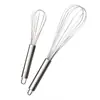 Batidor de Huevos de Acero Inoxidable Batidor Manual de Cocina Batidor Mezclador de Crema de Huevo Batidor Pequeño Mezclador de Huevos Mezclador Casero