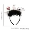 Diadema Divertida de Dibujos Animados para Halloween Accesorios para el Cabello Decoraciones para Fiesta Temática del Festival de Fantasmas Diadema de Murciélago Araña Hebilla para la Cabeza