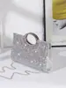 Bolsa de Cena Popular Nueva de Amazon Transfronteriza Bolsa de Fiesta Bolso Brillante Bolso de Banquete Brillante Vestido