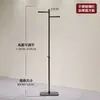 Arara de Exposição para Loja de Roupas, Cabideiro de Chão em Aço Inoxidável, Cabideiro, Ilha Suspensa Lateral Prateleira de Exposição para Loja de Roupas Femininas