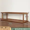 Prateleira Antiga de Mesa Mesa de Chá Prateleira de Armazenamento Novo Estilo Chinês Suporte Pequeno para Xícara de Chá Exibição de Bule Organização de Conjunto de Chá Rack de Armazenamento