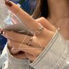 Nuevo Anillo Tailandés Minimalista Retro de Moda Estilo Commuter para Mujer, Anillo Abierto Creativo Personalizado con Nudo para Dedo Índice