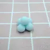 Paquete pequeño en stock Bola de pelo de alta elasticidad Bola pequeña de pelo de poliéster Bola de felpa colorida Bola de pelo hecha a mano accesorio de bola de pelusa para DIY