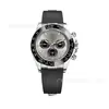 Relógio Masculino Daytona Panda Di Transfronteiriço Três Olhos Seis Ponteiros Pulseira de Aço Multifuncional Moda À Prova d'Água Mecânico