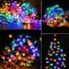 Luces de Hadas LED Regulables Impermeables con Cadena y Bombillas Decoración para Patio de Navidad Casa Patio Trasero Balcón Fiesta Patio