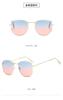 Nuevas gafas de sol retro de caja pequeña, gafas de sol oceánicas, gafas de sol europeas y americanas, gafas de sol de moda urbanas, gafas anti-UV coloridas