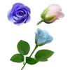 Manshu 3.5cm Mini Jabón de Flor de Rosa Despertar Pequeño Jabón de Flor de Rosa Ramo Inmortal Cubierta de Vidrio Material DIY