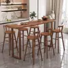 Divisória de Casa para Apartamento Pequeno Estilo Nórdico, Mesa e Banqueta para Hall de Entrada, Mesa de Bar Longa Montada na Parede para Lazer, Mesa de Bar Dobrável, Mesa para Chá de Leite