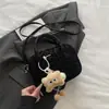 Bolsa Feminina 2025 Nova Textura Fosca Moda Ombro Mensageiro Bolsa Feminina Casual Portátil Boston Bolsa Bowling