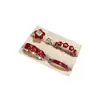 Anillo Abierto de Zircón Borgoña para Mujer Diseño Retro de Nicho Anillo para Dedo Índice Lujo Accesible Gama Alta Anillo Apilable Otoño e Invierno