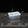 Caja de Conservación Transparente de Plástico Rectangular Caja de Almacenamiento para Refrigerador con Tapa Caja de Almacenamiento de Cocina de Grado Alimenticio Gran Capacidad