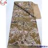 Vestido de pasarela bordado estampado lentejuelas encaje con cuentas tela de encaje con lentejuelas nupcial