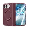 Case de Celular Apple 18 Dobras Aplicável Transfronteiriço Novo Couro Liso Magnético Película Protetora Frontal e Traseira Case Protetor Integrado