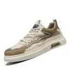 Tenis casuales para hombre con grandes recortes de malla, tenis versátiles para hombre para ir al trabajo, zapatos casuales transpirables, zapatos para deportes al aire libre