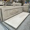 Componentes de Fachada GRC Bloco Comercial Rua de Pedestres Parede de Forma Irregular Decoração Painel Pré-moldado de Cimento Reforçado com Fibra de Vidro