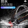Linterna frontal T6 Transfronteriza con Zoom Extensible, Linterna frontal de Luz Fuerte para Montar en la Cabeza, Luz para Pesca, Linterna Frontal Recargable por USB Venta al por Mayor