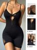 Body Sexy Cruzado para Mujer, Camisola Deportiva para Yoga, Hueco Ajustado Espalda Hermosa, Short de Yoga de una Pieza sin Costuras