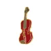 Broche Musical Comemorativo em Formato de Mini Instrumento Musical Joia de Desenho Animado Série Disco de Vinil Emblema com Pintura Metálica Versátil