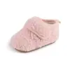 Camile inverno 0-1 anos sapatos de algodão para bebê masculino e feminino sapatos de sola de borracha macia para interior 3-12 meses sapatinhos de bebê