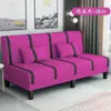 Sofá cama plegable, doble propósito, para dos o tres personas, multifuncional, diseño simple, adecuado para apartamentos de alquiler, dormitorios y salas de estar, sofá de tela tapizado