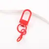 Llavero Popular Giratorio de Colores con Cierre de Resorte Hebilla para Puerta Hebilla Colgante Pintada Colgante para Bolso Accesorios de Joyería DIY