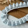 Accesorios de encaje de lunares azules forma de corazón materiales diy decoración accesorios para dobladillo volantes plisados cinta