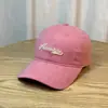 Gorra de Mujer Otoño e Invierno Lijada Cabeza Grande Cara Pequeña Gorra de Béisbol Casual Bordada con Letras Hombres Ala Ancha