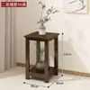 Estante de Flores Estilo Chino, Estante de Flores para Balcón, Estante de Almacenamiento, Soporte para Macetas de Suculentas y Plantas Verdes, Soporte para Flores, Mesa Lateral de Balcón de Madera Maciza, Multicapa