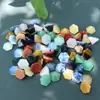 Ágata de cristal pedra semipreciosa pirâmide hexagonal transfronteiriça novo contas soltas diy material de broca de embutir atacado