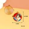 Accesorios de Dibujos Animados Periféricos Mickey Minnie para Manualidades Pato Donald Llavero de Aleación con Goteo de Aceite Decoraciones para Bolsos Colgantes
