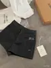Pantalones cortos de lana grises de cintura alta rectos adelgazantes para mujer, estilo coreano, de verano, pantalones casuales de moda que alargan las piernas
