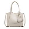 Bolsa Cesta de Legumes de Mão de Alto Padrão Feminina 2024 Outono e Inverno Novo Estilo Simples para o Trabalho Bolsa Transversal Casual Versátil Bolsa Balde