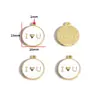 Acessórios para Joias de Liga DIY Letras Inglesas Amor Placa de Gotejamento de Óleo Pulseira Chaveiro Pingente de Colar W503