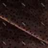 Estampado de luciérnagas, pelo alto-bajo, lunares pequeños, tela de felpa de una sola cara, adecuada para bufandas, muñecas y textiles para el hogar