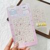 Pegatinas luminosas en relieve 5D de Sanrio para decoración de uñas, diseño de dibujos animados, kulomi, lindas pegatinas para uñas para niños, joyería adhesiva para bebés