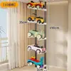 Rack de Armazenamento e Exibição de Skateboard, Snowboard e Pranchas de Esqui de Chão ao Teto