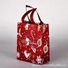 Bolsa de Natal Não Tecida Spot 2025 Personalizada Laminada Grande Sacola de Compras Sacola de Embalagem Sacola de Presente Atacado