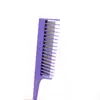 Pente de Camada Dupla para Alisar e Suavizar o Cabelo, Pente Fofo para Salões de Beleza e Barbearias, Escova de Cabelo para Modelar, Pente Anti-Estático, Pente de Cauda