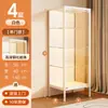 Armário Artesanal Vitrine de Vidro Armário de Dor com Fechadura e Porta Estante à Prova de Poeira Modelo Transparente Armário de Armazenamento Rack de Armazenamento de Brinquedos