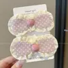 Lindos nuevos accesorios para el cabello para niños 2026, pinzas para el cabello de velcro de dibujos animados de otoño e invierno, dulces y versátiles para niñas, stickers para flequillo